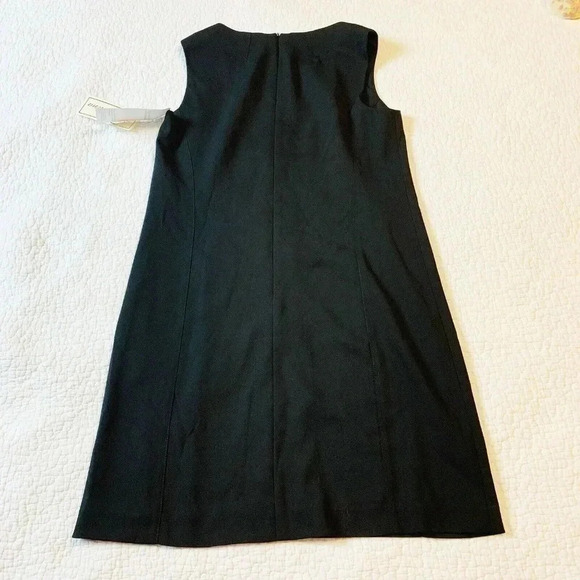 Shoshanna Size 2 Black Sleeveless Sequin Accent Shift Cora Dress NEW! - Picture 7 of 7